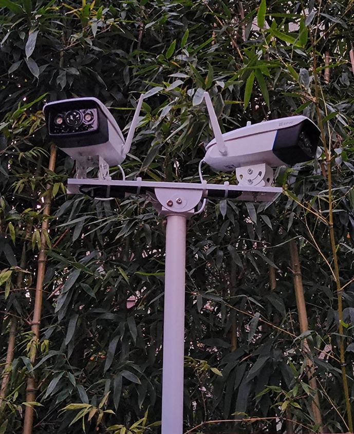 南京AI智能警戒监控摄像头安装案列